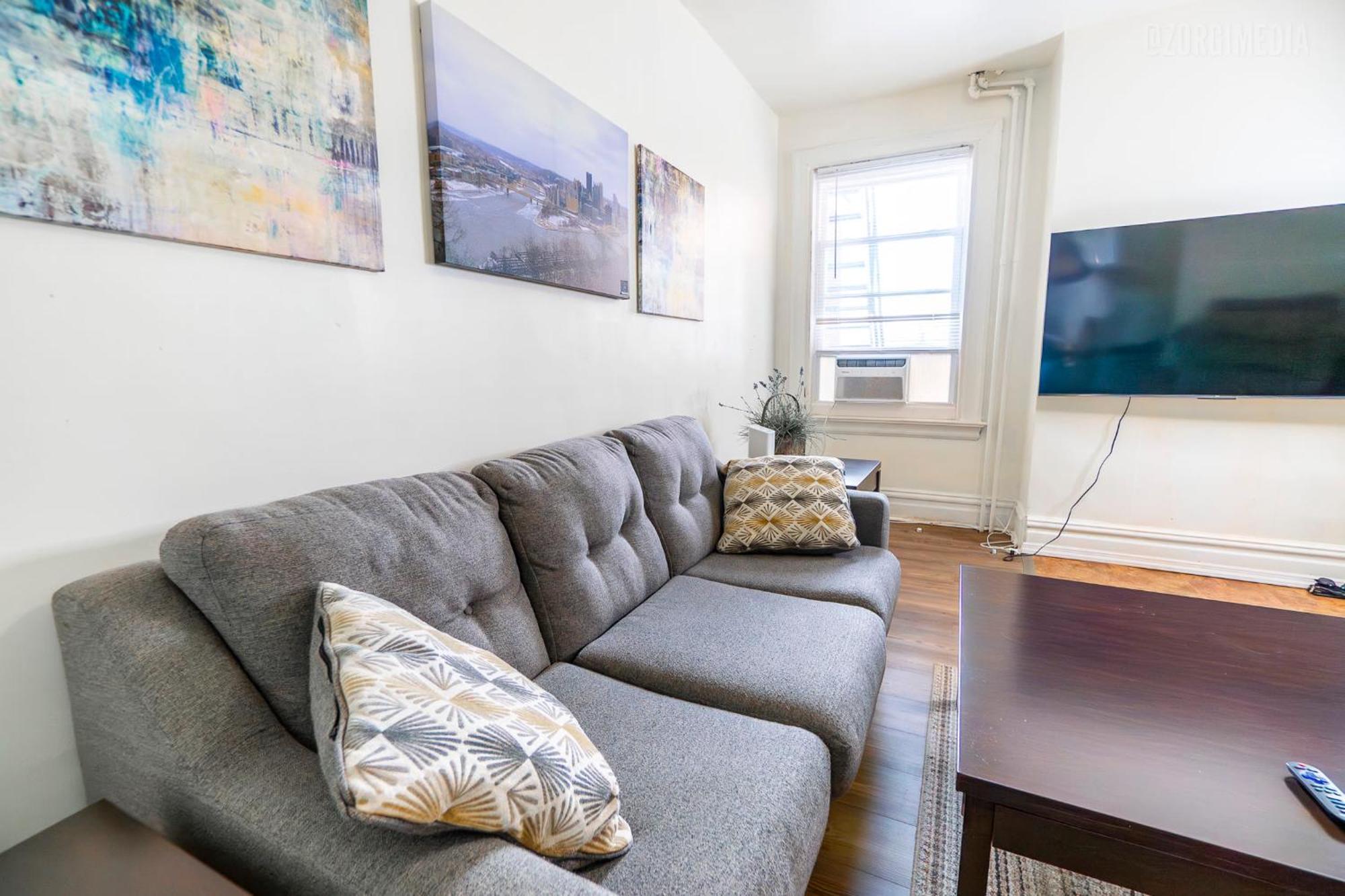 Stylish Apt - 2 Queen Bed - Easy Hospital Access Pittsburgh Dış mekan fotoğraf