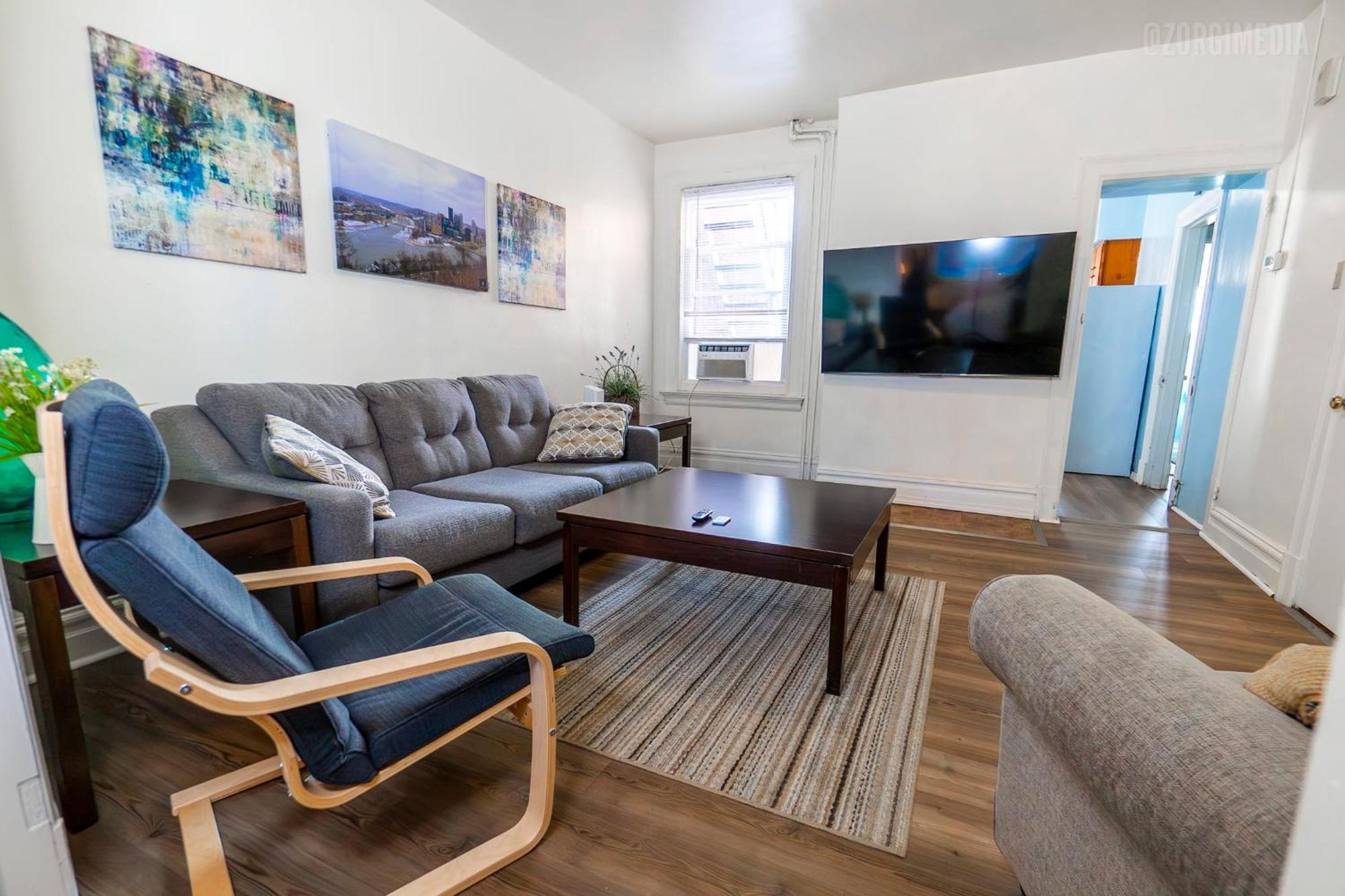 Stylish Apt - 2 Queen Bed - Easy Hospital Access Pittsburgh Dış mekan fotoğraf